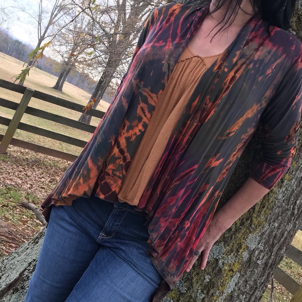 Tie Dyed Cardigan